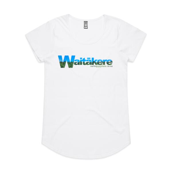Waitākere - Bush + Sky - AS Colour Womens Mali Tee Thumbnail