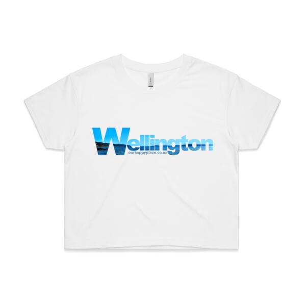 Wellington Blue - AS Colour Womens Crop Tee Thumbnail