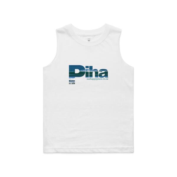 Piha - Surfs up!  - AS Colour Kids Barnard Tank Thumbnail