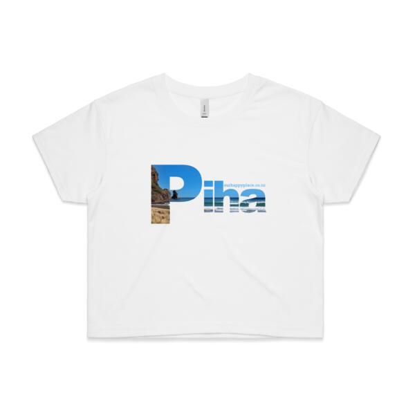 Piha Icons - AS Colour Womens Crop Tee Thumbnail