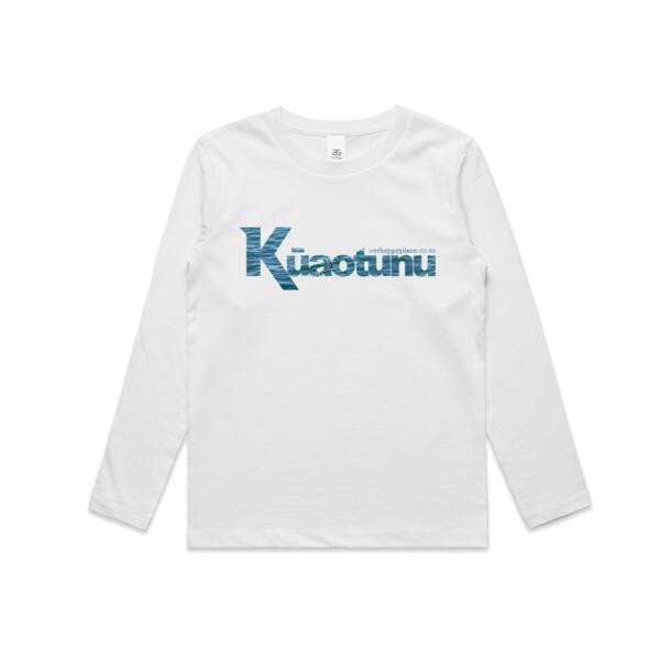 Kūaotunu Blue - AS Colour Kids Longsleeve Tee Thumbnail
