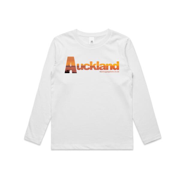 Auckland Sunrise - AS Colour Kids Longsleeve Tee Thumbnail