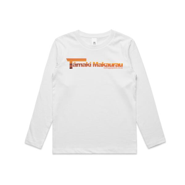 Tāmaki Makaurau Sunrise - AS Colour Kids Longsleeve Tee Thumbnail