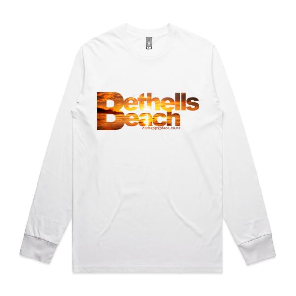 Bethells Beach Sunset - AS Colour Mens Staple Longsleeve Tee Thumbnail