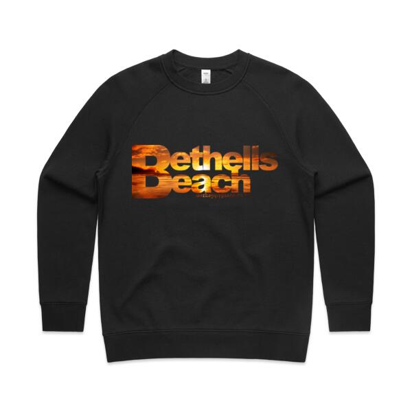 Bethells Beach Sunset - AS Colour Womens Supply Crew Thumbnail