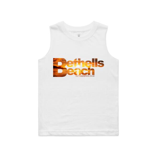 Bethells Beach Sunset - AS Colour Kids Barnard Tank Thumbnail