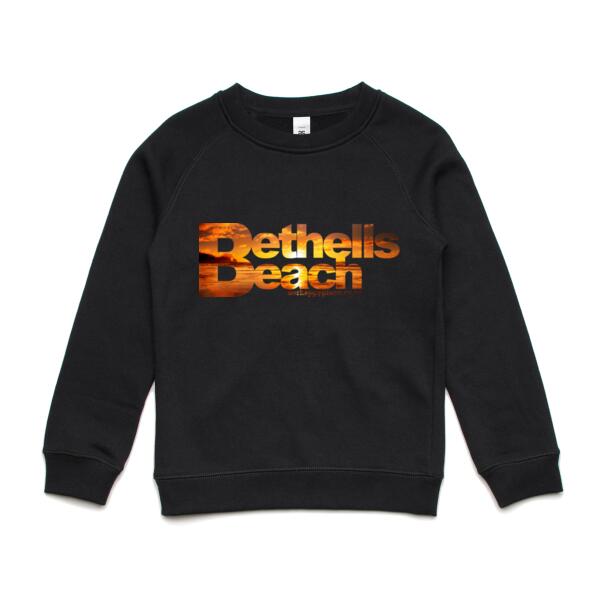 Bethells Beach Sunset - AS Colour Kids Supply Crew Thumbnail