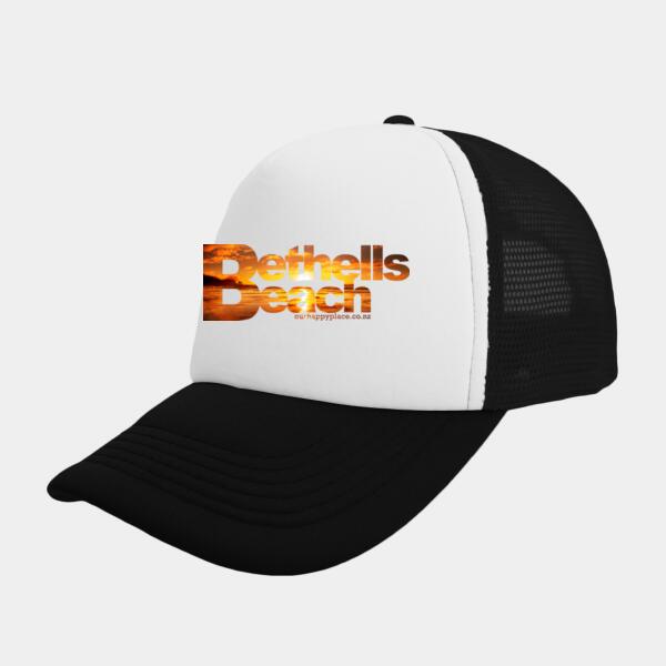 Bethells Beach Sunset - Headwear24 Foam Trucker Curved Peak Thumbnail