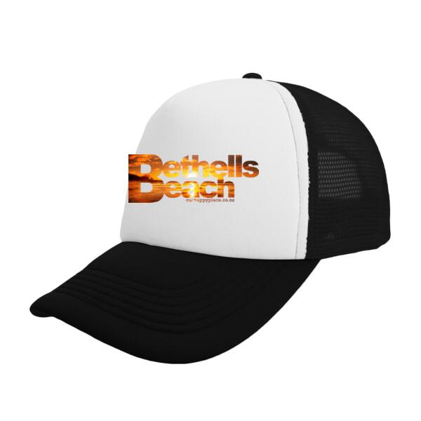 Bethells Beach Sunset - Headwear24 Foam Trucker Curved Peak Thumbnail