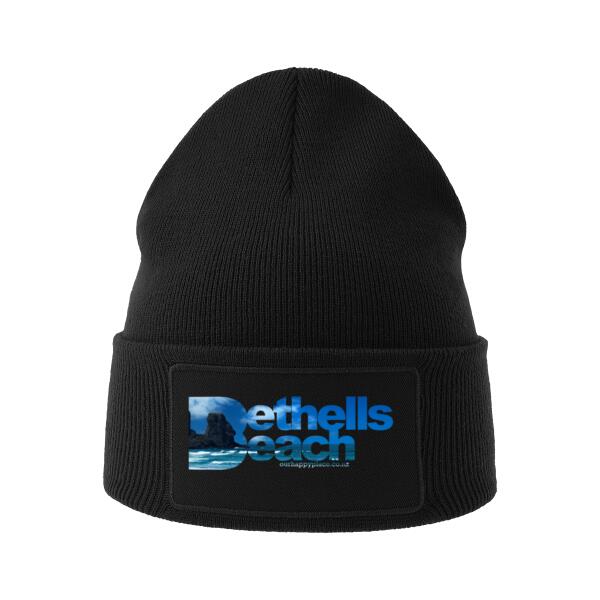 Bethells Beach Blue - Patch Beanie Thumbnail