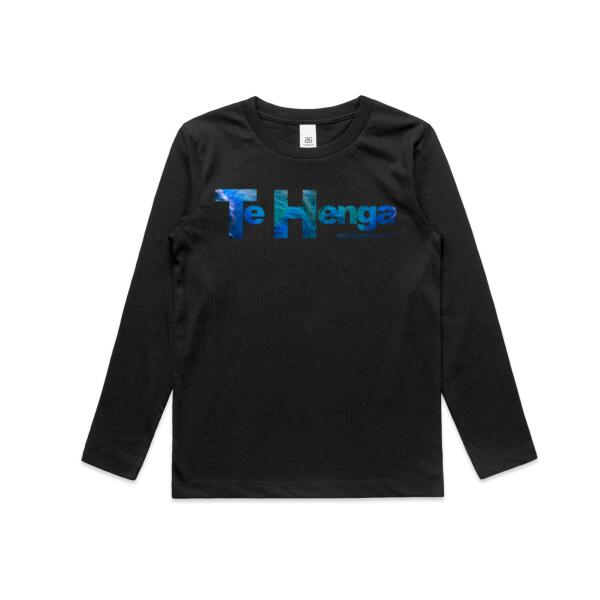 Te Henga Pacific Blend - AS Colour Kids Longsleeve Tee Thumbnail