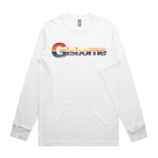 Gisborne Sunset - AS Colour Mens Staple Longsleeve Tee Thumbnail