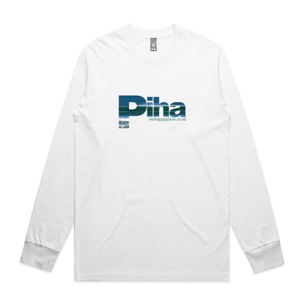 Piha - Surfs up!  - AS Colour Mens Staple Longsleeve Tee Thumbnail
