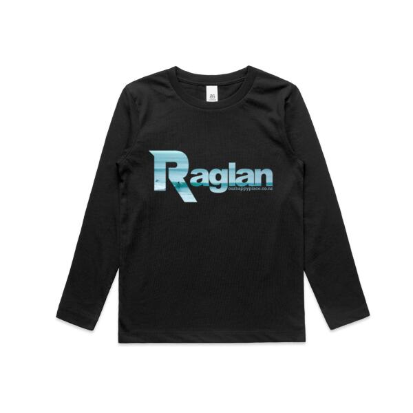 Raglan Blue - AS Colour Kids Longsleeve Tee Thumbnail