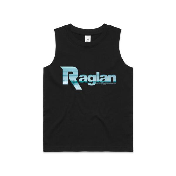 Raglan Blue - AS Colour Kids Barnard Tank Thumbnail