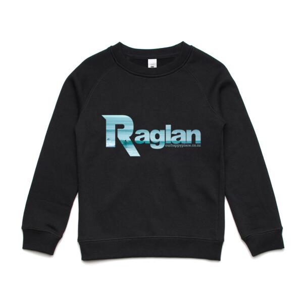 Raglan Blue - AS Colour Kids Supply Crew Thumbnail