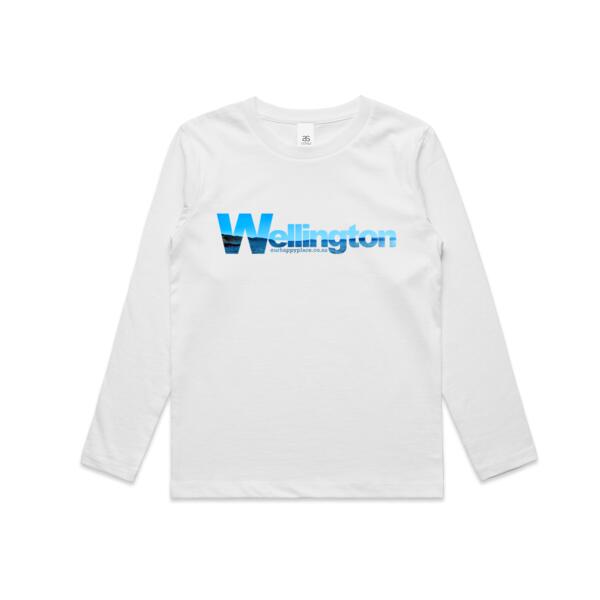 Wellington Blue - AS Colour Kids Longsleeve Tee Thumbnail