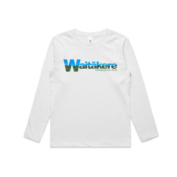Waitākere - Bush + Sky - AS Colour Kids Longsleeve Tee Thumbnail