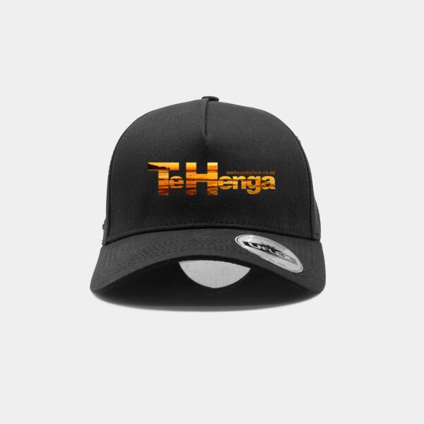 Te Henga Sunset - UFlex Adults Pro Style 5 Panel Snapback Cap Thumbnail