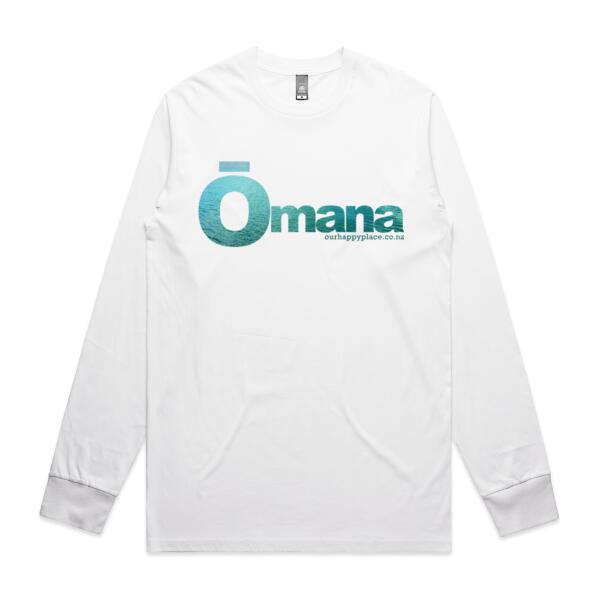 Ōmana waters - AS Colour Mens Staple Longsleeve Tee Thumbnail
