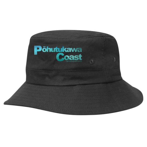 Pōhutukawa Coast  - Kids Twill Bucket Hat w/Toggle Thumbnail