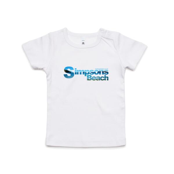 Simpson's Beach - AS Colour Organic Infant Wee Tee Thumbnail