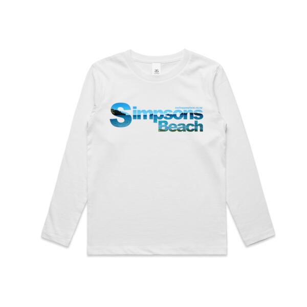 Simpson's Beach - AS Colour Kids Longsleeve Tee Thumbnail