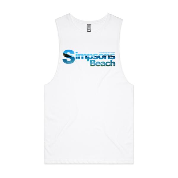 Simpson's Beach - AS Colour Mens Barnard Tank Thumbnail