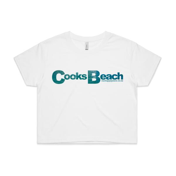 Cooks Beach - AS Colour Womens Crop Tee Thumbnail