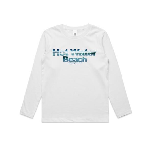 Hot Water Beach - AS Colour Kids Longsleeve Tee Thumbnail