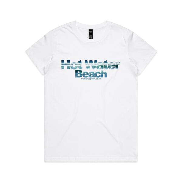 Hot Water Beach - AS Colour Womens Maple Tee Thumbnail