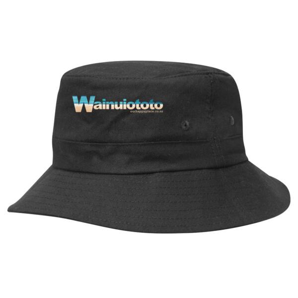 Wainuiototo - Kids Twill Bucket Hat w/Toggle Thumbnail