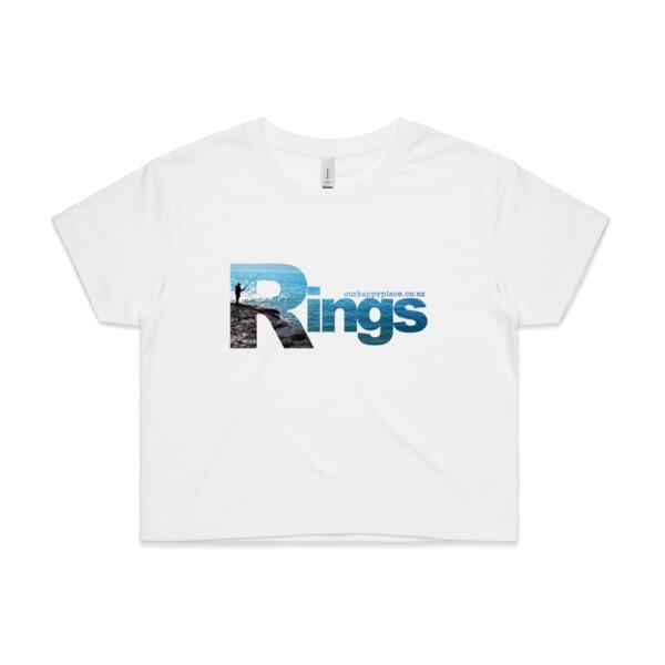 RIngs - AS Colour Womens Crop Tee Thumbnail