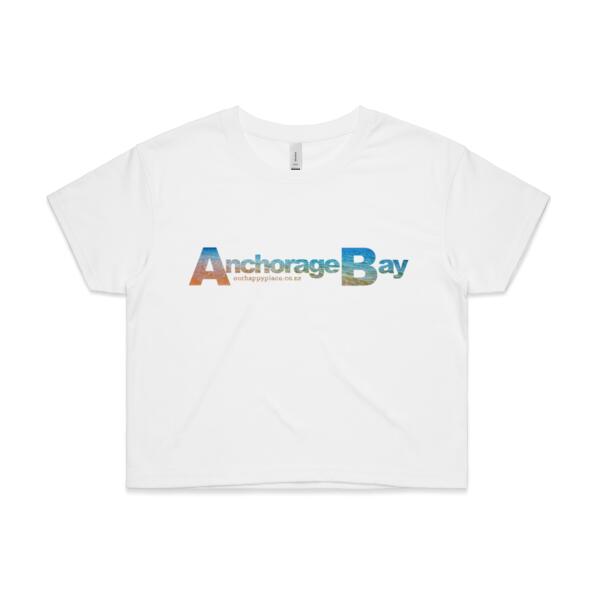Anchorage Bay - AS Colour Womens Crop Tee Thumbnail