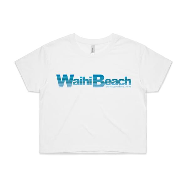 Waihi Beach - AS Colour Womens Crop Tee Thumbnail
