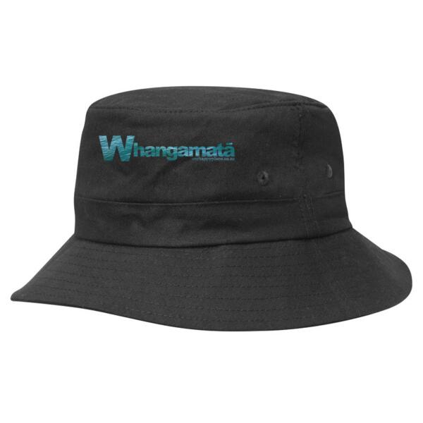 Whangamatā - Kids Twill Bucket Hat w/Toggle Thumbnail