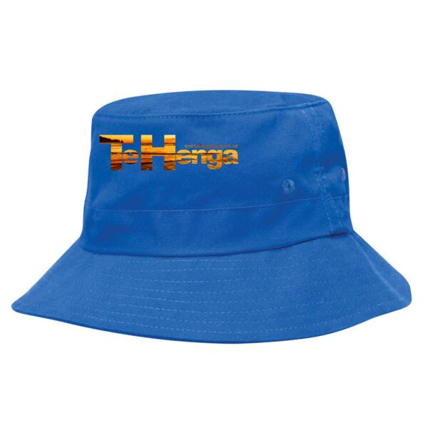 Te Henga Blue House - Kids Twill Bucket Hat w/Toggle Thumbnail