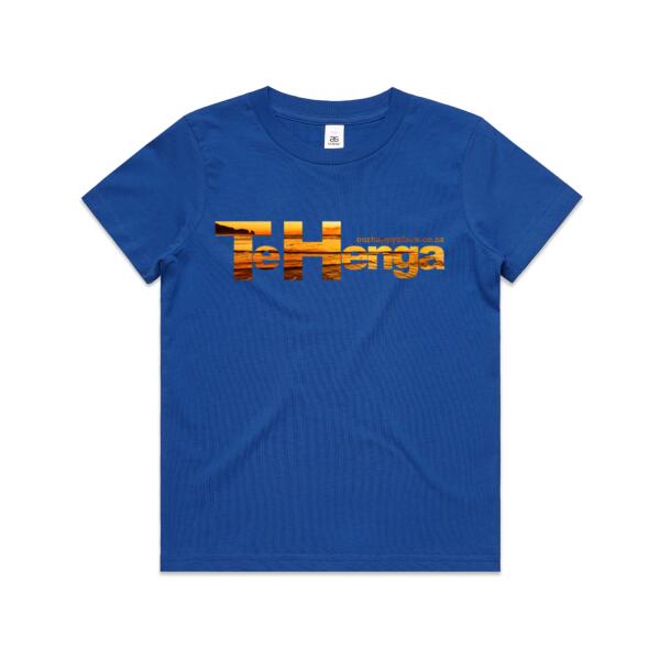 Te Henga Blue House - AS Colour Kids Youth T shirt Thumbnail