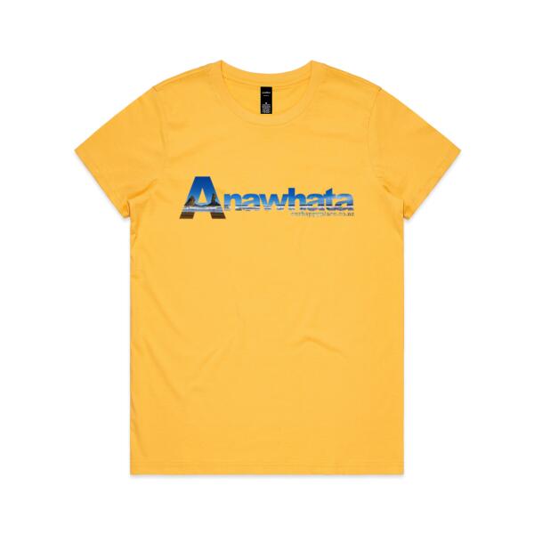 Anawhata Rocks - AS Colour Womens Maple Tee Thumbnail