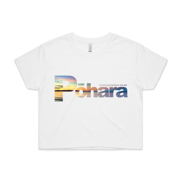Pōhara - AS Colour Womens Crop Tee Thumbnail