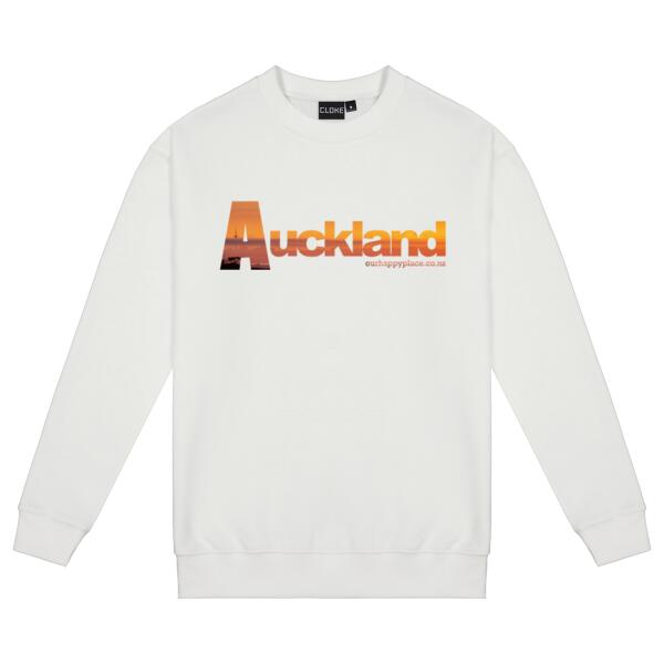 Auckland Sunrise - Cloke Mens Standard Crew  Thumbnail