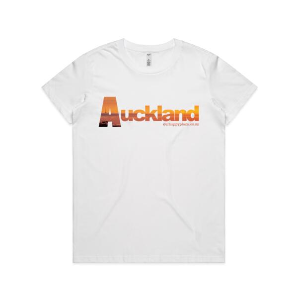 Auckland Sunrise - AS Colour Womens Basic Tee Thumbnail