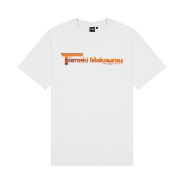 Tāmaki Makaurau Sunrise - Cloke Mens Outline Tee Thumbnail