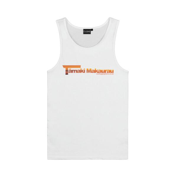 Tāmaki Makaurau Sunrise - Cloke Mens Concept Singlet Thumbnail