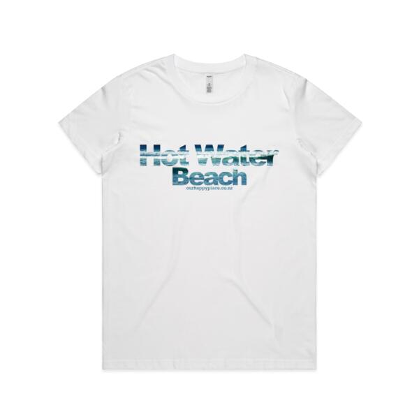 Hot Water Beach - AS Colour Womens Basic Tee Thumbnail