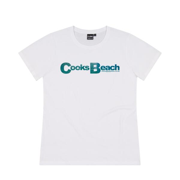 Cooks Beach - Cloke Womens Silhouette Tee V2 Thumbnail