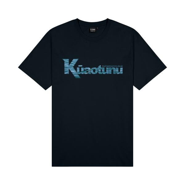 Kūaotunu Blue - Cloke Mens Outline Tee Thumbnail