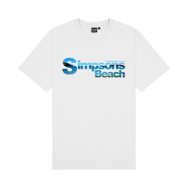 Simpson's Beach - Cloke Mens Outline Tee Thumbnail
