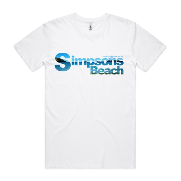 Simpson's Beach - AS Colour Mens Basic Tee Thumbnail