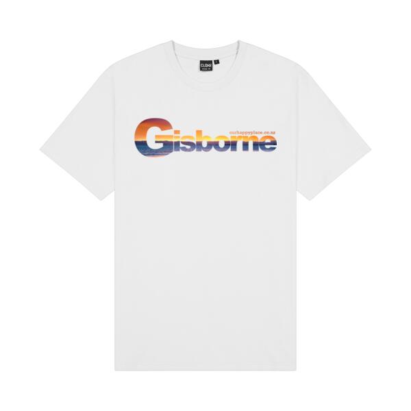 Gisborne Sunset - Cloke Kids Outline Tee Thumbnail